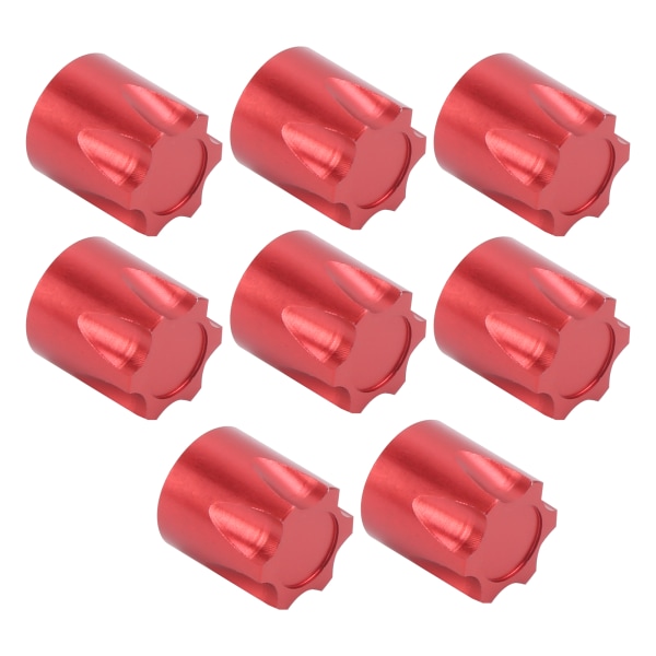 8st RC hjulfälg Center Cap Adapter M4 Mutter för Traxxas/Hsp/Axial Scx10 D90 1/10 RC CarRed