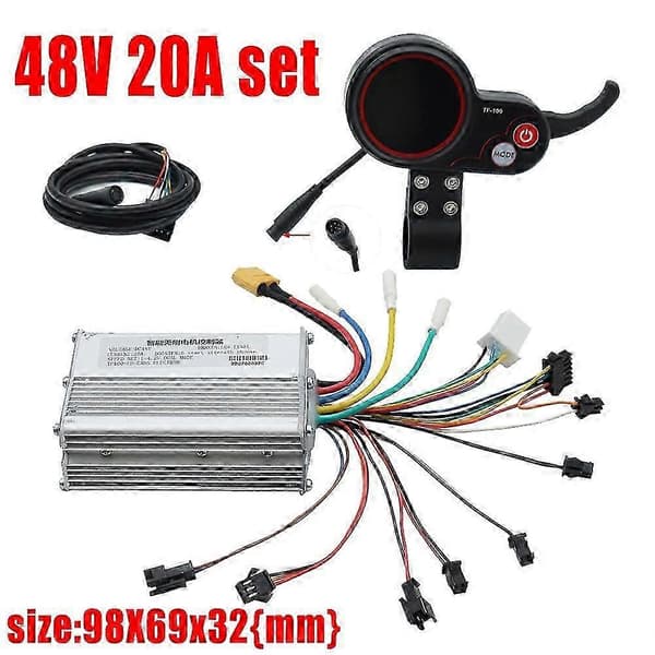 48V 20A Elektrisk havscooter med kontrolpanel og TF-100-display til P hopeanmusta