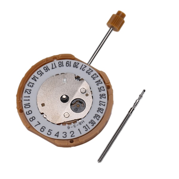 GN15 Quartz Watch Movement Alloy Professional Watch Movement Ersättningsdel med stift Silver