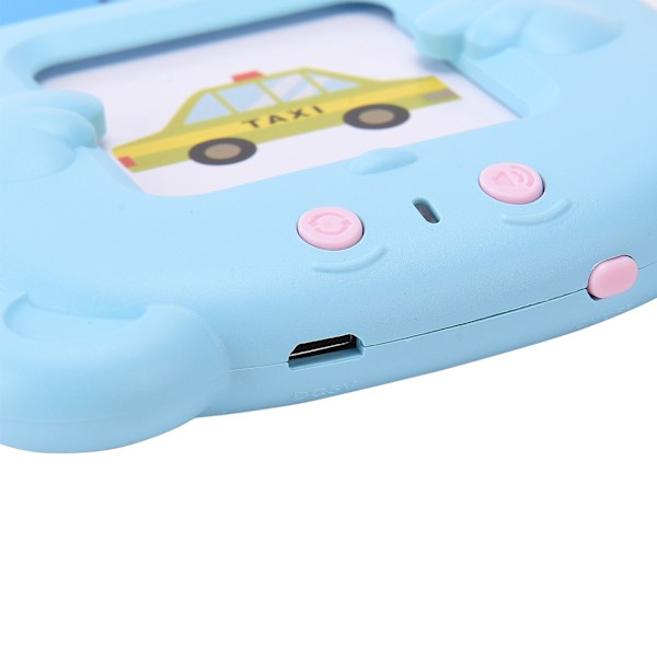 Smartkortleser med 224 engelske ord Baby Word Learning Reading Machine for Early Education Blå