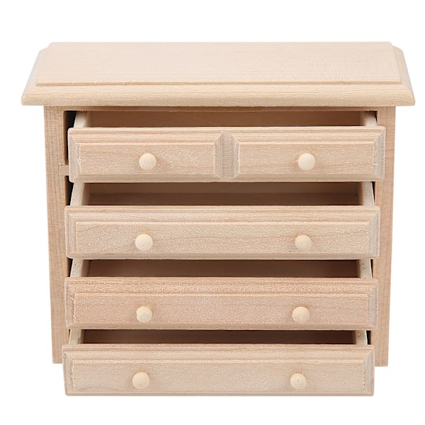 1:12Dollhouse Skåp Sovrum Miniatyrmöbler Kreativitet Hantverk Presentmaterial