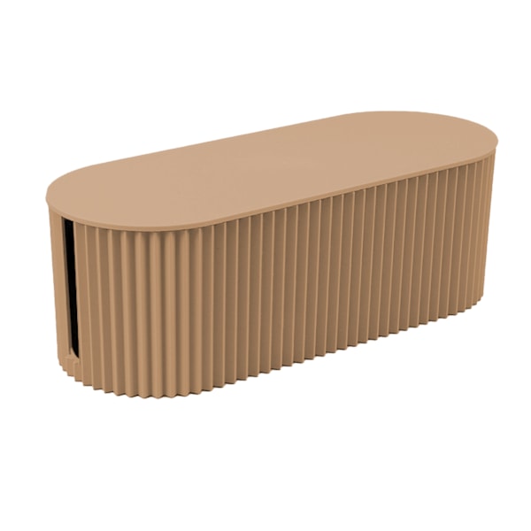 Nordisk Pluggbrett Oppbevaringsboks Tråd Kabel Oppbevaringsveske Organizer Box Sokkel Plugg Trådløs WiFi Router Brett Fest for Hushold Khaki Liten Størrelse