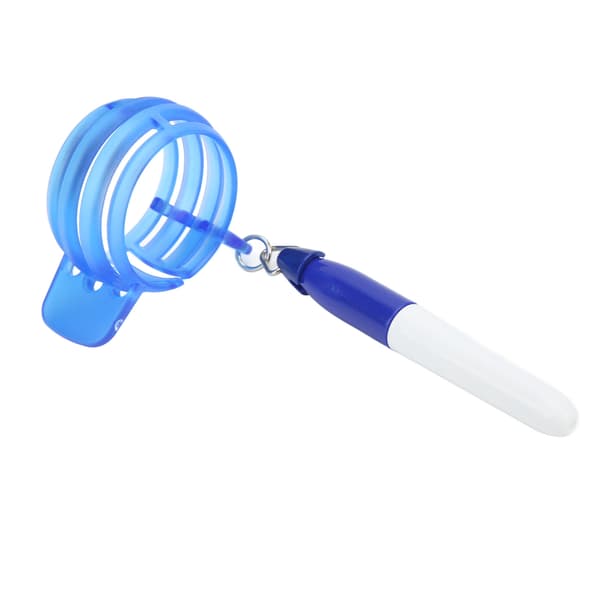 360° Golf Ball Line Marker Plastic Golf Three-Line Drawing Device for General Purpose Blue