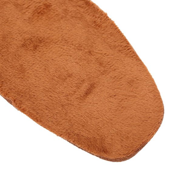1 par USB-opvarmede indlægssåler til fødder Varme Holdende puder Brune (herrer)
