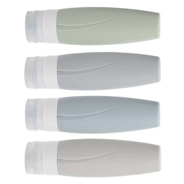 Tom dispenserflaske Silikon Genopfyldelig beholder Shampoo Body Wash Rejseflaske 90ml
