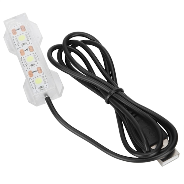 Litet Aquarium Vattenväxt Light Desktop Fish Tank Mini Dekoration Mjuk LED-lampa
