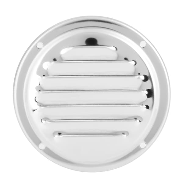 Rund luftventil i rustfrit stål af marinekvalitet, lamelventil, gitter, lamelventilator, grilldæksel