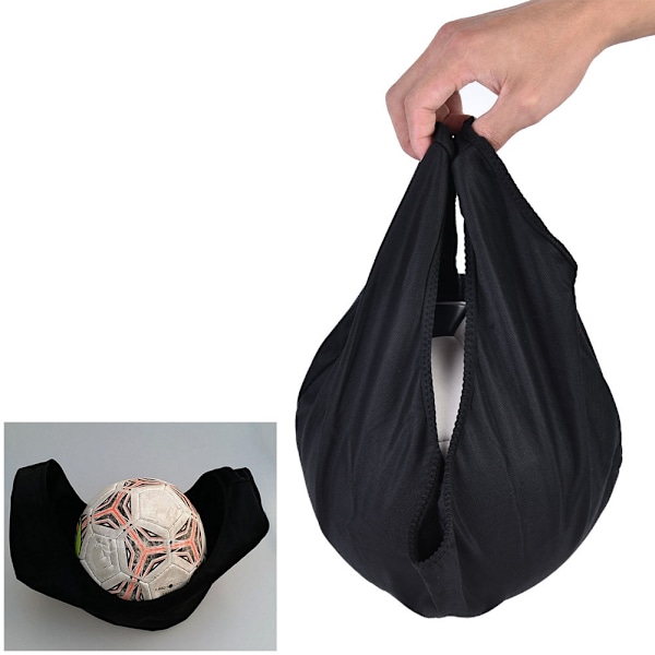Bärbar lätt bowlingbollsväska Cleaner Ball Pouch Carrier för gymutrustning Svart