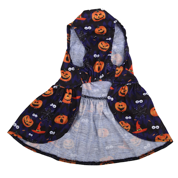 Pet Halloween kjol Ljusa färger Söt Mjuk Bekväm Stretchig Moderiktig valpklänning för små hundar XL