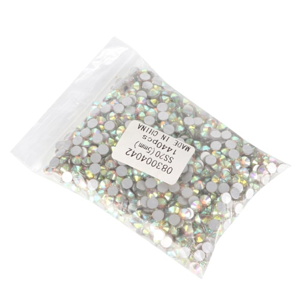1440 stk Rhinestones Skinnende Hotfix Flatback Bred Anvendelse DIY Negl Rhinestones for Håndverk AB Farge
