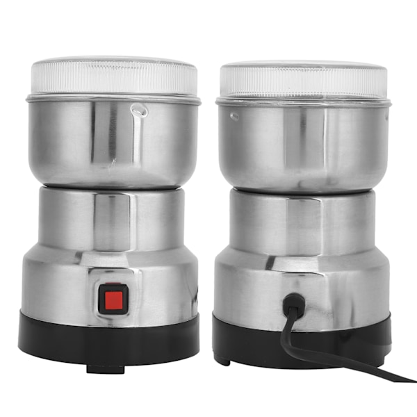 Flerfunktions elektrisk kaffekvarn Bärbar spannmål Nötter Bönor Kryddor KornmalningsmaskinUK 220V-240V