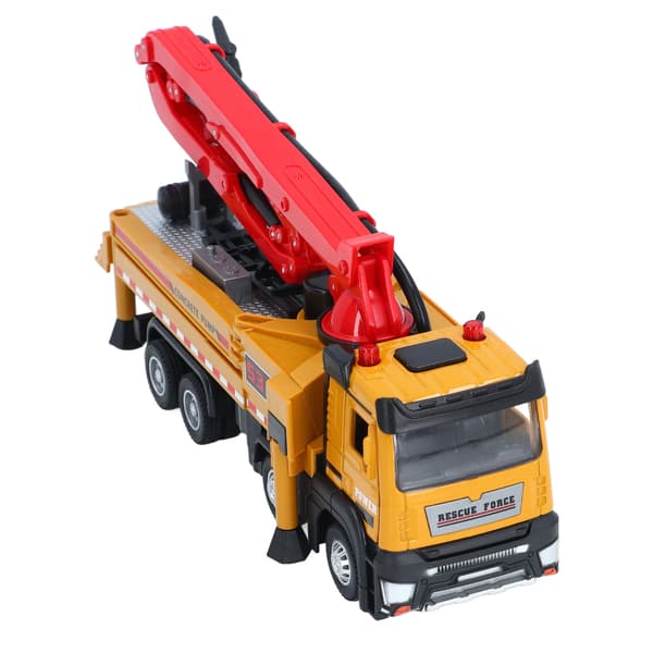 1:32 Scale Alloy Concrete Pump Truck High Simulation Improve Coordination Construction Vehicle Model