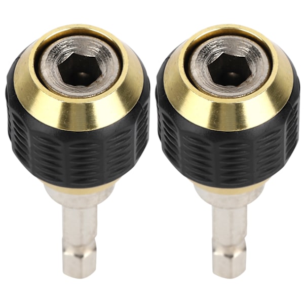 2 ST 60 mm borrchuck sexkantsskruvmejsel slagdrivningsadapter 1/4 sexkantskaft borrverktyg
