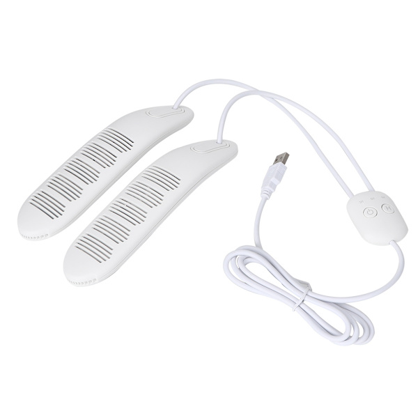 Bärbar USB skotork Intelligent Timing Deodorisering Sko Boot Torkmaskin USB 5VWhite