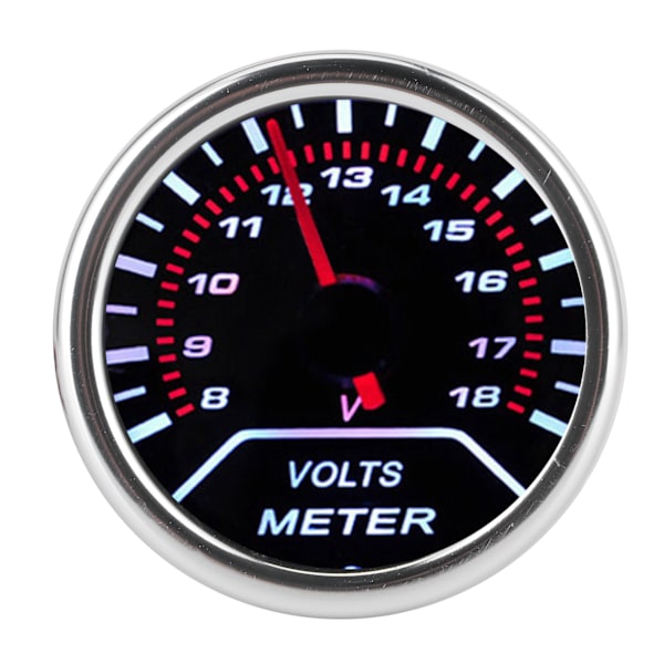 Universal Volt Meter Pointer Voltmeter Spänningsmätare 52mm Bilinstrument
