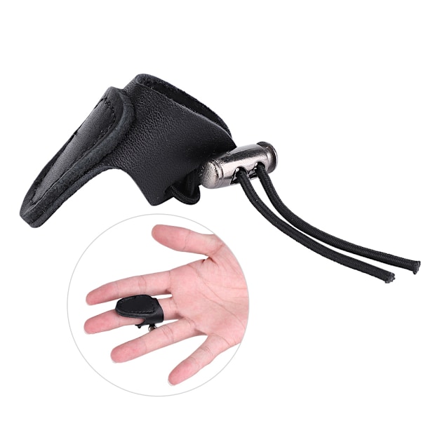 Bueskytte Handske Jagt Tommel Fingerbeskyttelse Pil Skydeskydd til Compound & Recurve Bue