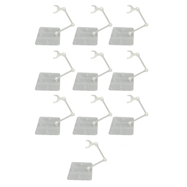 10 sæt Action Figur Stativ Transparent Akryl Anime Figur Display Stativ Støtte Holder Base