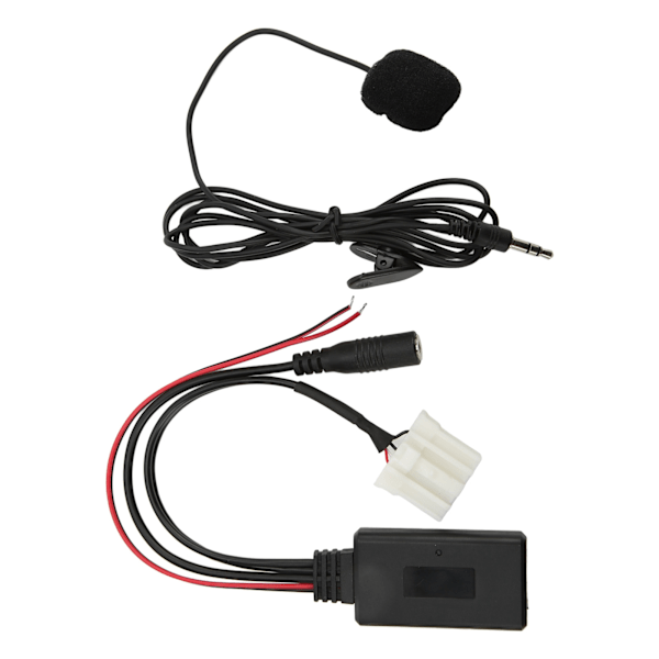 Bilstereo Radio Bluetooth Audio Forlængerkabel med Mikrofon Udskiftning til Mazda 2 3 5 6 8 2006 og fremefter