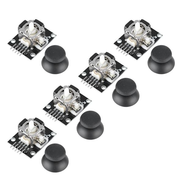 5 Styck Dual-axis Joystick Module för Arduino Gamepad Control