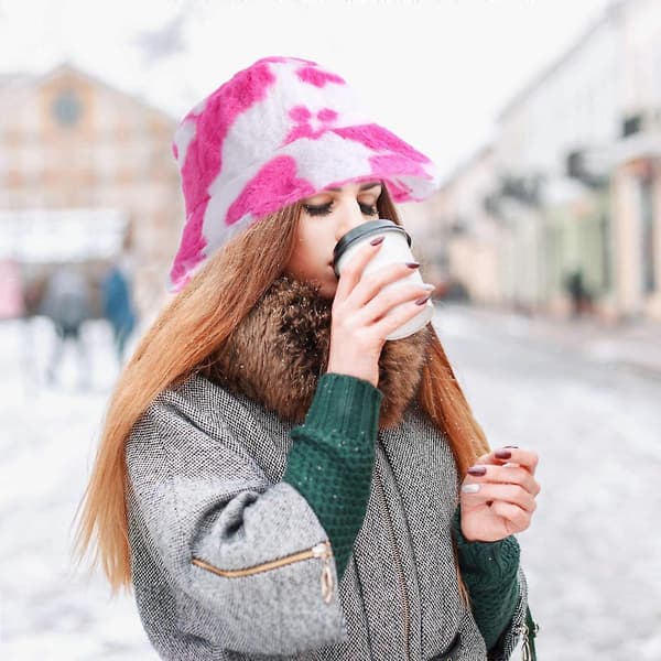 Vinter Höst Varm Bucket Hat Mode Bucket Hat Justerbar Bucket Hat Resebagage