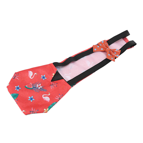 Pet Kycklingblöjor Mjuk polyester Justerbara Pet Ankungblöjor för Pet Chicken Duck and Goose M Flamingo