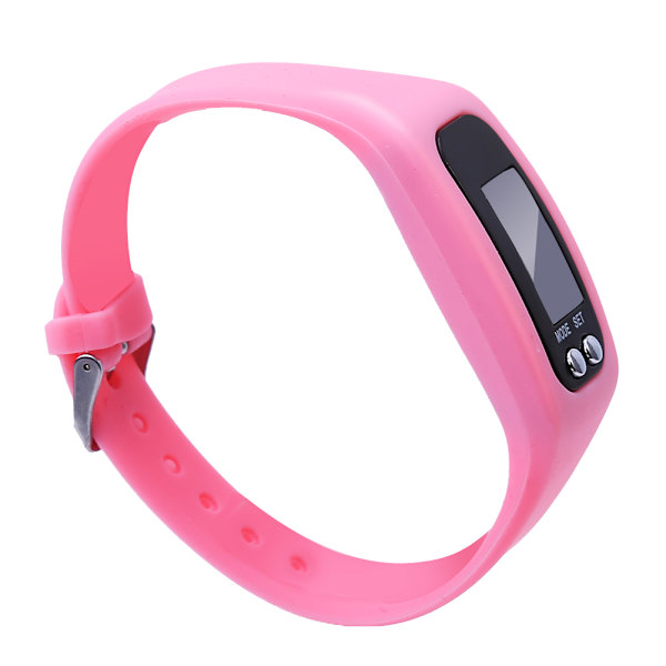 Smart armbåndsur Armbånd Kalorieteller Trinteller Sport Fitness (Rosa)