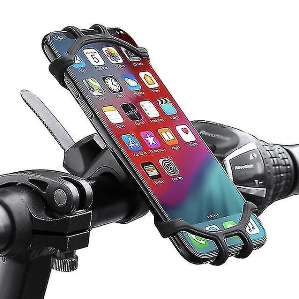 Pyörän puhelinteline polkupyörän matkapuhelimen pidike Moottoripyörän tuki Cellular iPhonelle Samsung Xiaomi