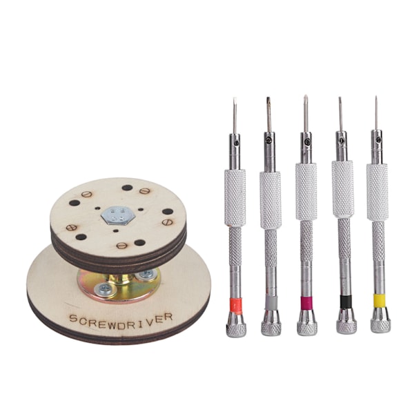Precisionsskruvmejselsats Smycken Glasögon Klockreparationsverktygssats (1 set)