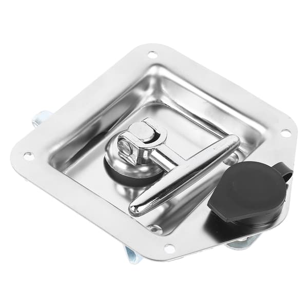 Stainless Steel Folding T-Handle Lock T Handle Latch for Truck Trailer Engineering Vehicles