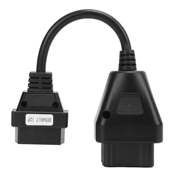 Ammattimainen OBD2-sovitin 12-nastainen 16-nastaiseen Autodiagnostiikan jatkokaapeli