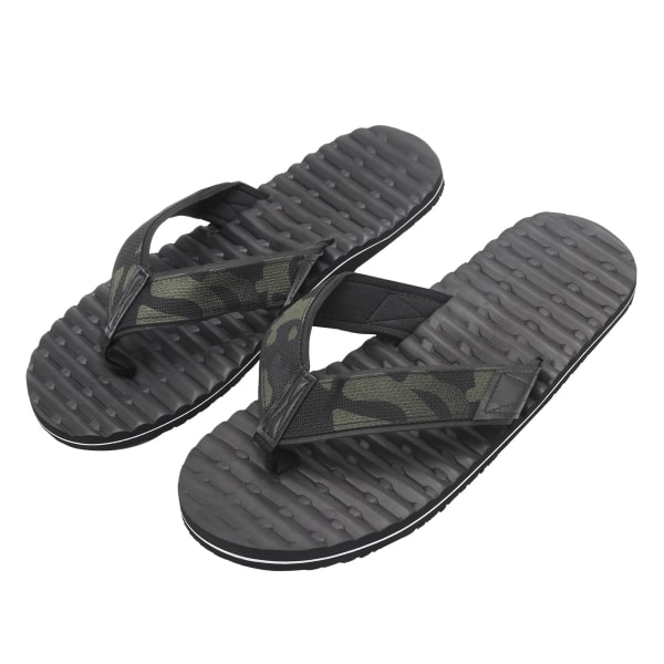 Lettvekts flip-flops for sommeren MultiLayer AntiSlip tøfler Myke EVA flip-flops (45)