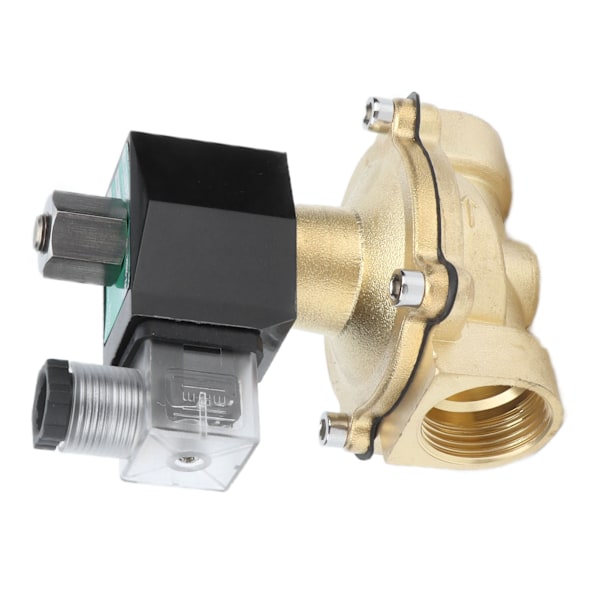 Messinki solenoidiventtiili Kaksitietoinen sileä pinta Helppo asennus Kestävä Kestävä Normaalisti avoin solenoidiventtiiliAC24V