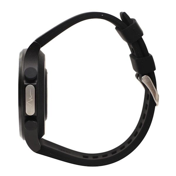 Smart Watch 1,39 tommer HD touchskærm 300mAh IP68 Fitness Tracker Tyngdekraftsensor Sports Smart Watch til mænd og kvinder Sort skal