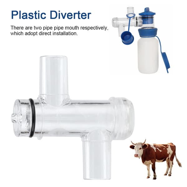 HL MP47A Plastic Container Milk Sampling Bottle Sample Diverter for Milking Machines Farm Accessories
