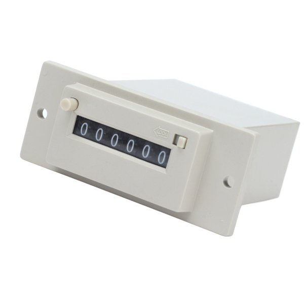 Elektromagneettinen laskuri 0–999 999 6-numeroinen teollisuuspulssi laskuri koneelle AC220V