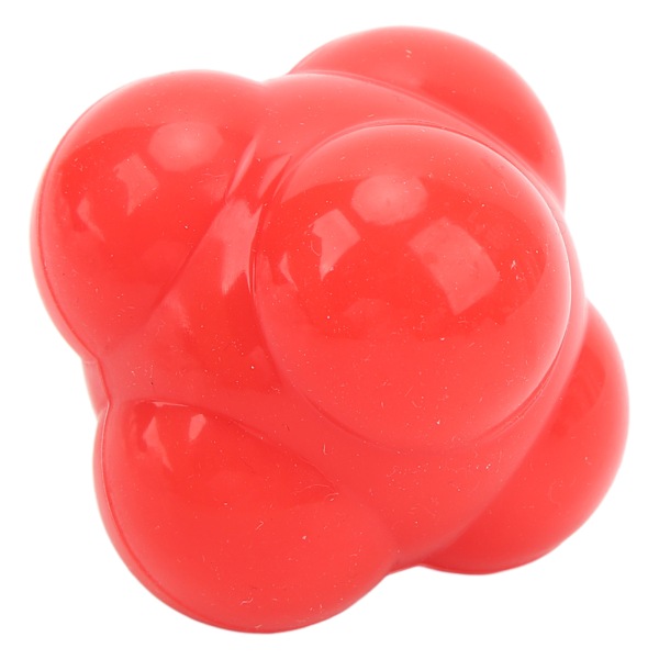 Bounce Reaction Balls för hand Ögonkoordination Reflex Speed ​​Agility Träningsutrustning för baseball Fotboll Basket Röd