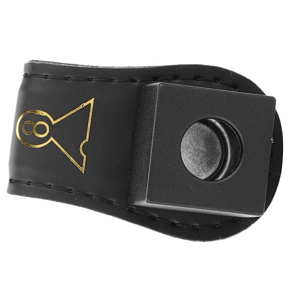 Magnetisk biljardkritt-holder med belteklips Bærbar Fix Cue Chalk Bag