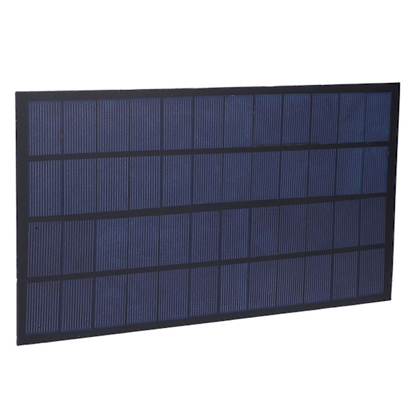 12V 7W Epoxi Solar Panel Laddare Batteri Hög konverteringsfrekvens för Gräsmatta Light Ficklampor Leksaker