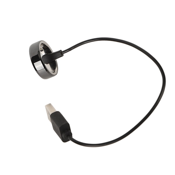 Mobiltelefon BT-forbindelse Smart Ring Health Tracker Genopladelig Vandafvisende Smart Ring til Mænd Kvinder Sort nr. 21