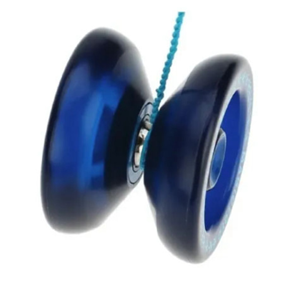 Yo Ball Mörkblå Förbättra handens ögonkoordination Plast Yoyo Ball Toy för daglig underhållning