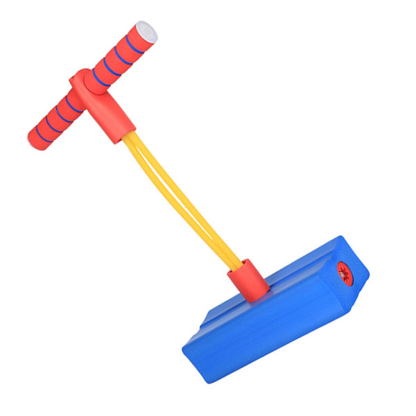 Foam Pogo Stick främja växande träningsbalans Lätt att greppa hoppleksak utomhus för Barn Blå