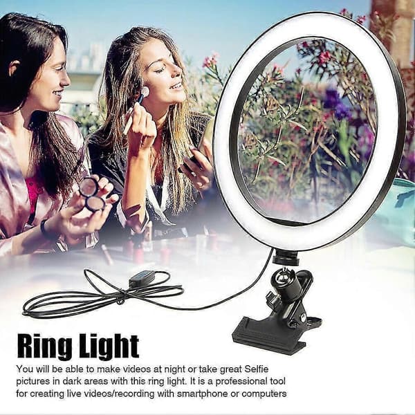 Ringlampe for videokonferanse