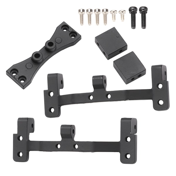 RC Car Modifiering Dragstangssäte med bakaxel Styrväxelfäste för MN 1/12 99S D91 D90Black