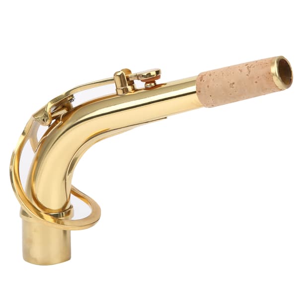 Altsaksofon Messing Gull Halsbøying Rør 2.45cm Musikkinstrument Tilbehør
