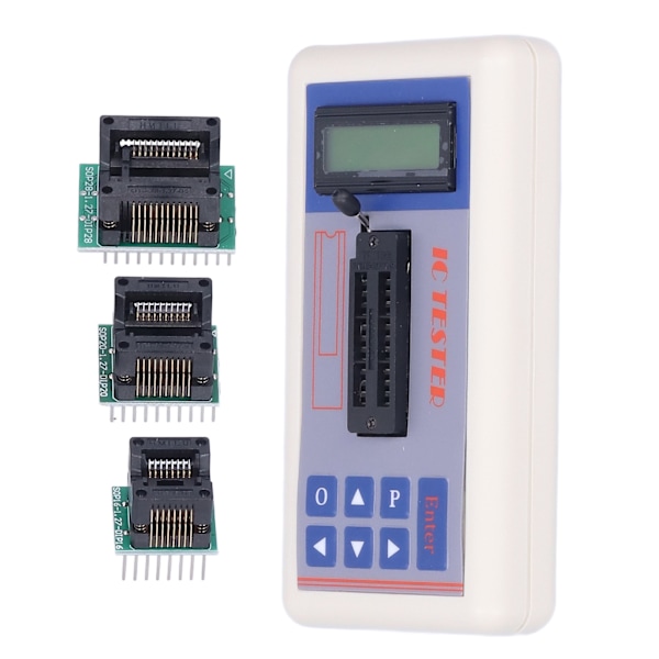 TSH-06F Integrated Circuit Tester IC-transistormätare med 5V 3,3V AUTO-lägen för mikroelektronikingenjörer med terminal