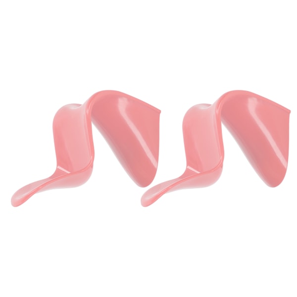 2st Miniatyrstol 1/6 skala Casual Söt stil DIY liten plastmaterial 14x9x8cm Dockhusleksaker för prydnadssaker Rosa
