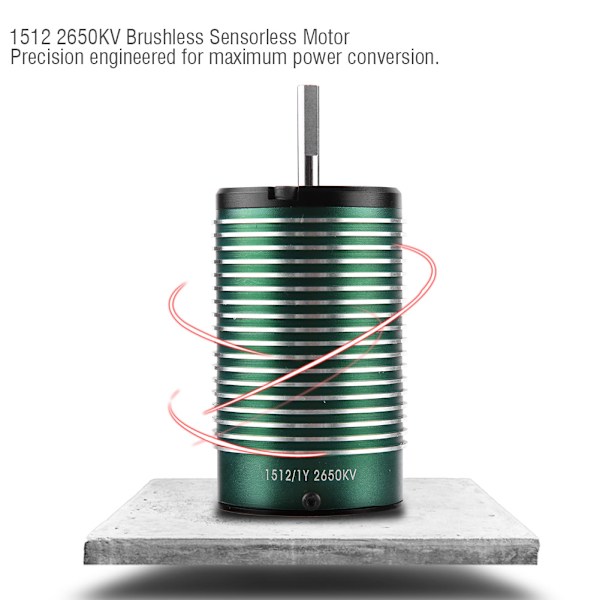 Castle 1512 2650KV børsteløs sensorløs motor for 1/8 kort lastebil terrengbil