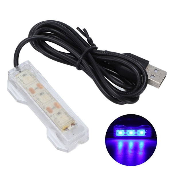 Aquarium Light USB Laddning Plast Fish Tank LED-ljus för vattenväxter LandscapeBlue