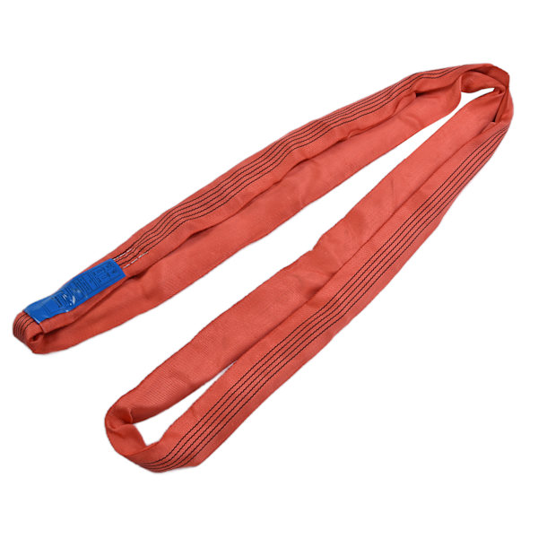 5T rund lyftsele PES Endless Loop Crane Webbing remmar Riggtillbehör Bred 75mm2 meter