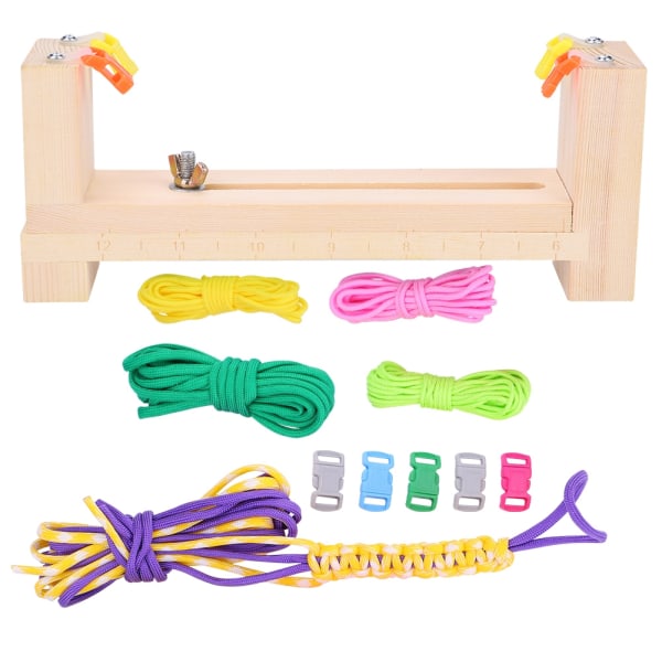 Jig Trä Paracord Armband Maker Fallskärm Sladd Armband Makers DIY Craft Tool